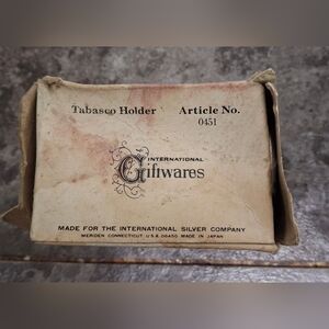 International giftwears Tabasco holder.